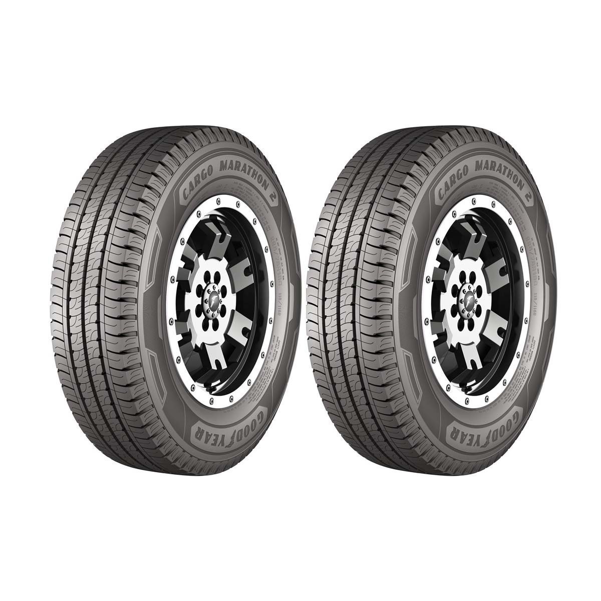 Kit x2 225/75R16C Goodyear Cargo Marathon 2 118/116R